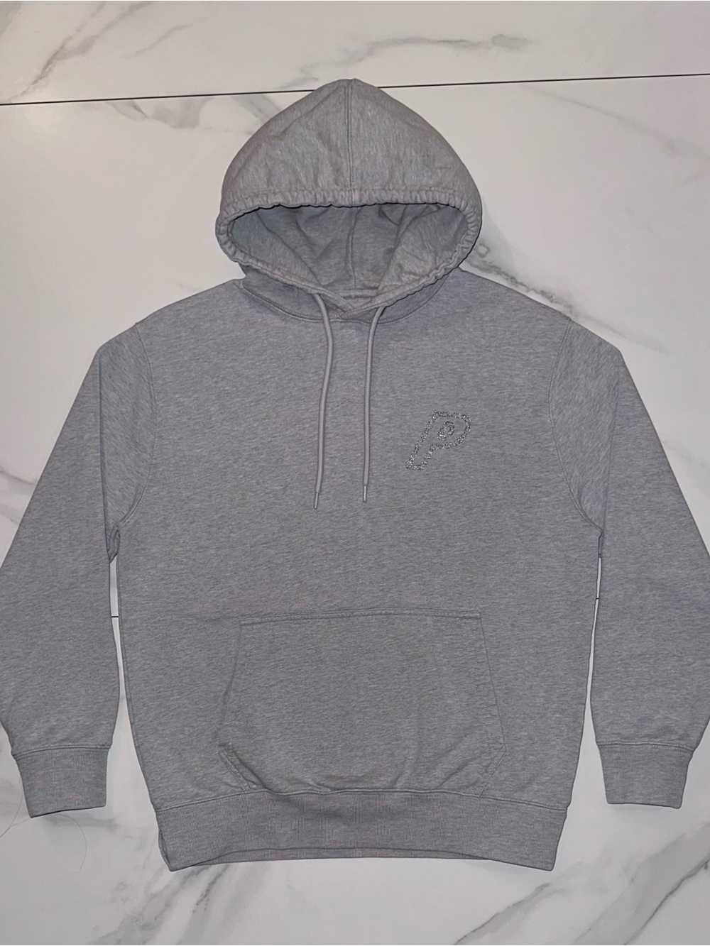 PALACE Heather Gray Pullover Hoodie